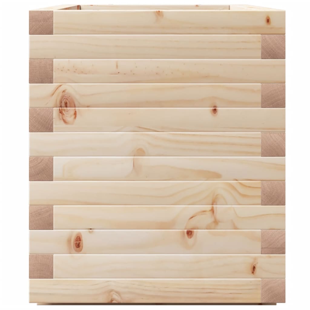 plantekasse 70x40x49,5 cm massivt fyrretræ