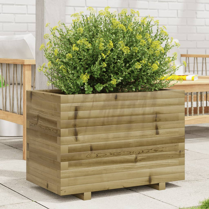 plantekasse 70x40x49,5 cm imprægneret fyrretræ
