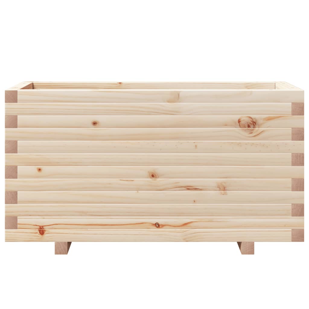 plantekasse 90x40x49,5 cm massivt fyrretræ
