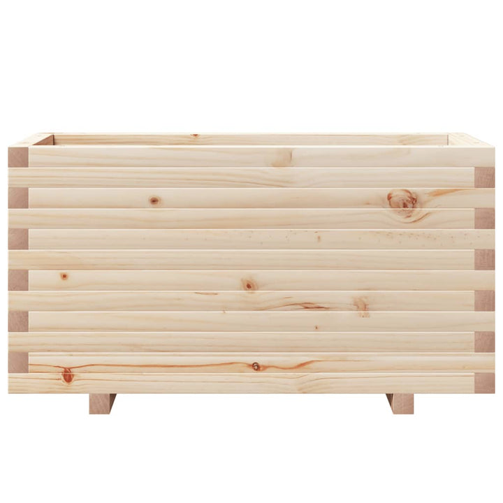 plantekasse 90x40x49,5 cm massivt fyrretræ
