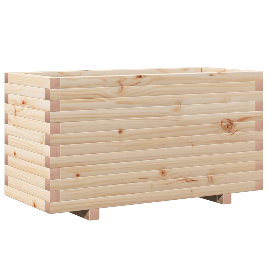 plantekasse 90x40x49,5 cm massivt fyrretræ