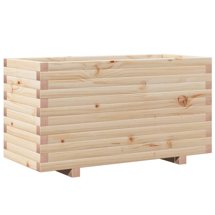 plantekasse 90x40x49,5 cm massivt fyrretræ