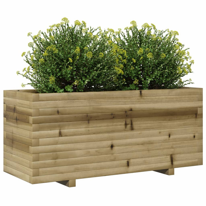 plantekasse 110x40x49,5 cm imprægneret fyrretræ