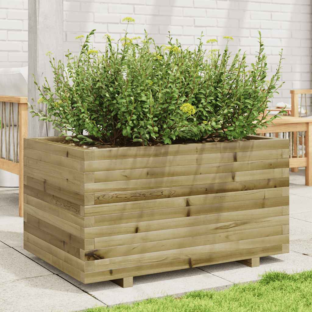 plantekasse 90x60x49,5 cm imprægneret fyrretræ