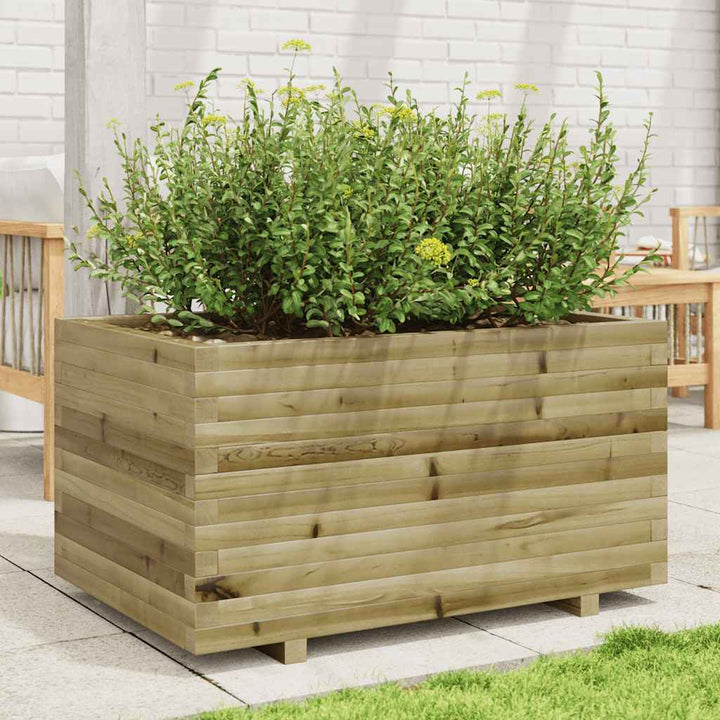 plantekasse 90x60x49,5 cm imprægneret fyrretræ