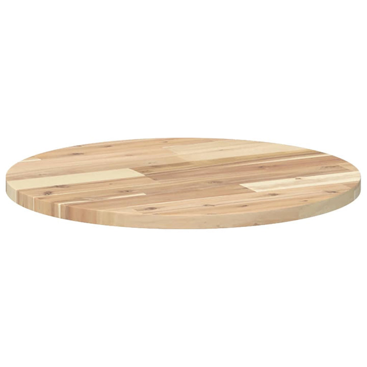 bordplade Ø50x2 cm massivt akacietræ rund