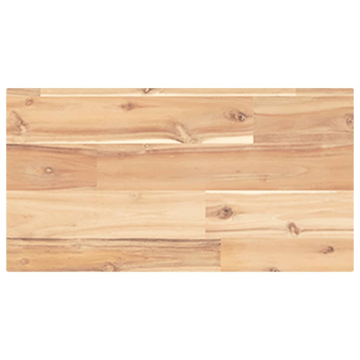 bordplade 60x20x2 cm rektangulær massivt akacietræ