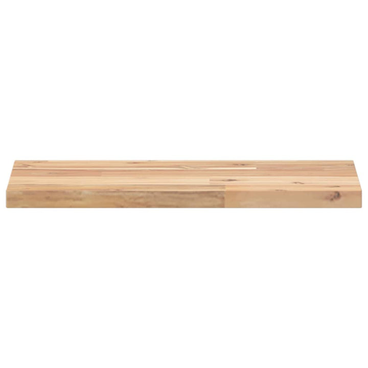 bordplade 60x20x2 cm rektangulær massivt akacietræ