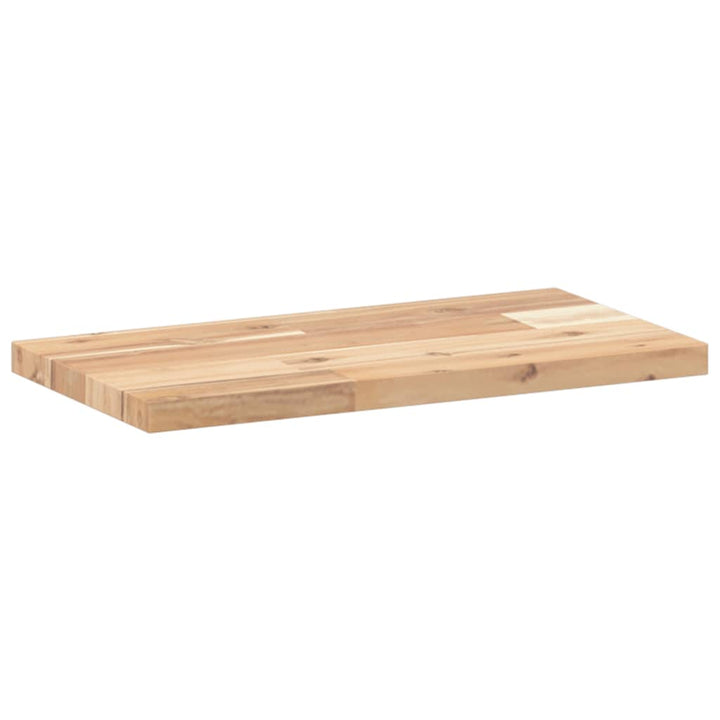 bordplade 60x20x2 cm rektangulær massivt akacietræ