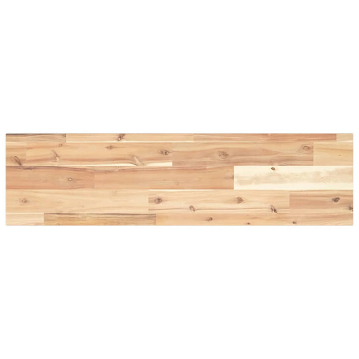 bordplade 100x20x2 cm rektangulær massivt akacietræ