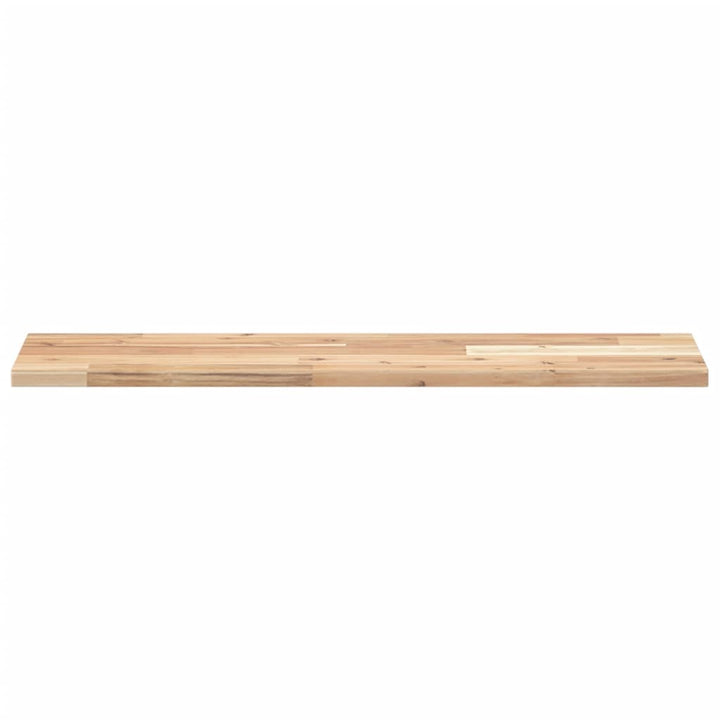 bordplade 100x20x2 cm rektangulær massivt akacietræ