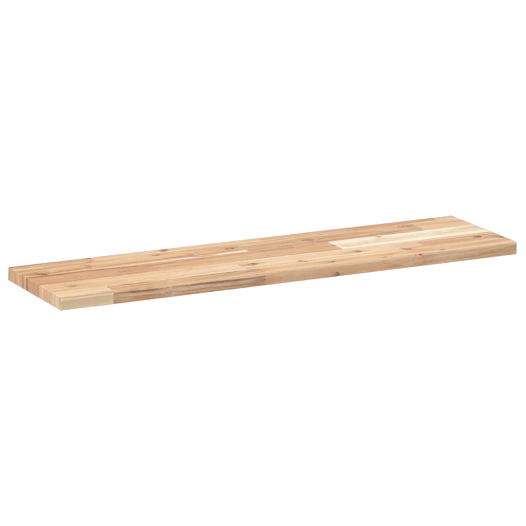 bordplade 100x20x2 cm rektangulær massivt akacietræ