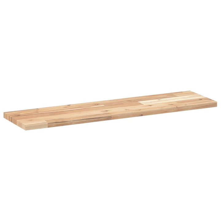 bordplade 100x20x2 cm rektangulær massivt akacietræ