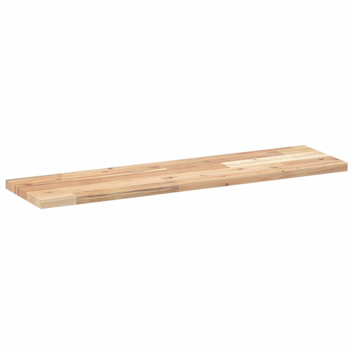 bordplade 100x20x2 cm rektangulær massivt akacietræ