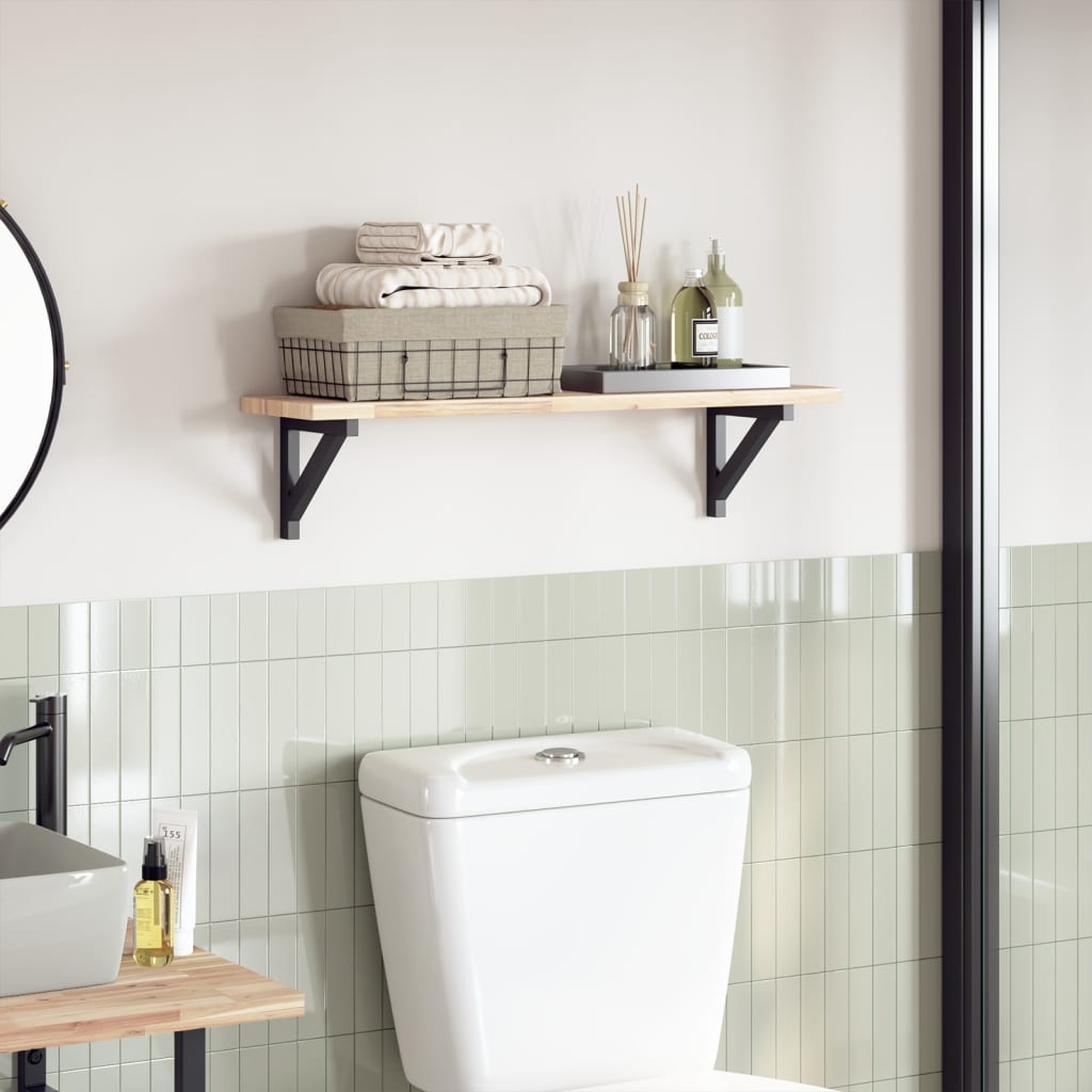 bordplade 100x20x2 cm rektangulær massivt akacietræ