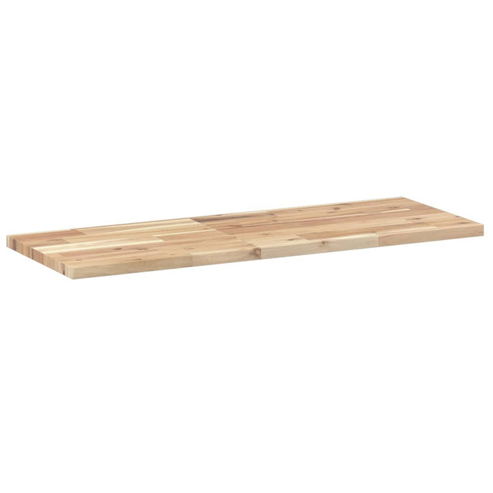 bordplade 100x30x2 cm rektangulær massivt akacietræ