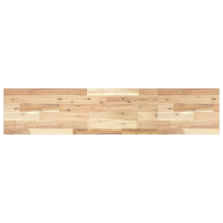 bordplade 120x30x2 cm rektangulær massivt akacietræ