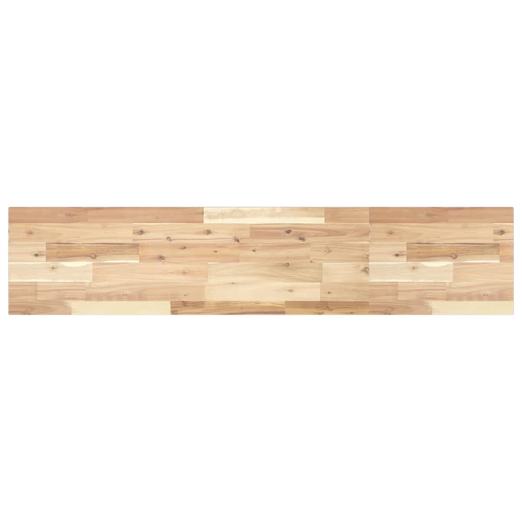 bordplade 140x30x2 cm rektangulær massivt akacietræ