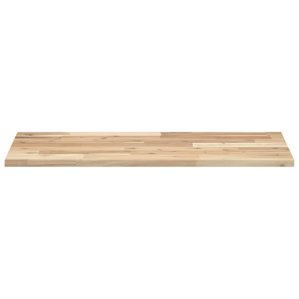 bordplade 80x40x2 cm rektangulær massivt akacietræ