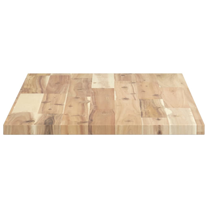 bordplade 80x40x2 cm rektangulær massivt akacietræ