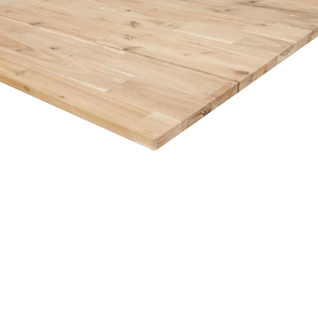 bordplade 80x50x2 cm rektangulær massivt akacietræ