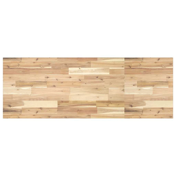 bordplade 160x50x2 cm rektangulær massivt akacietræ