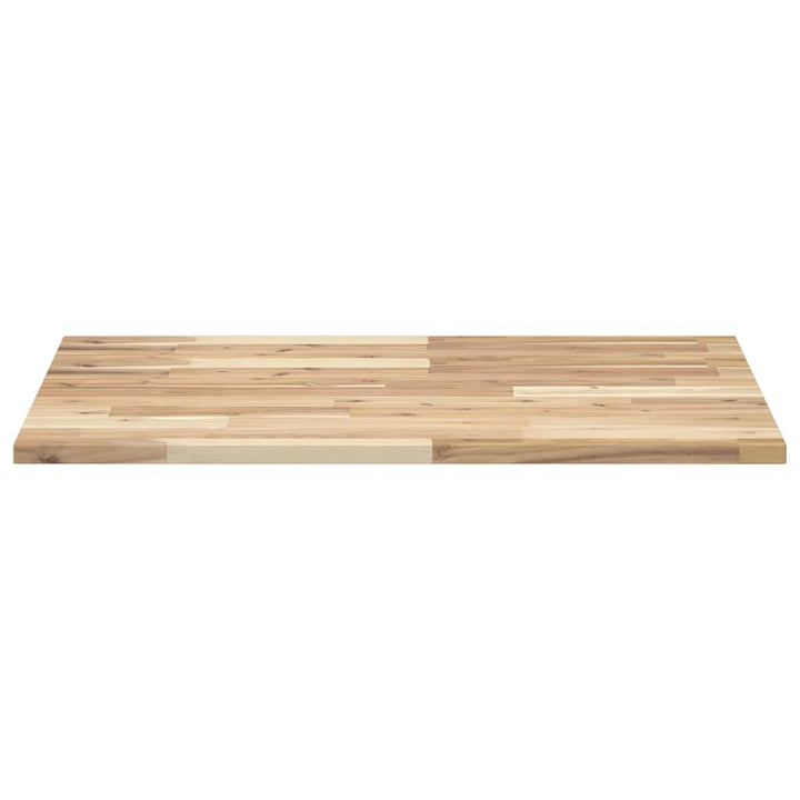 bordplade 80x60x2 cm rektangulær massivt akacietræ
