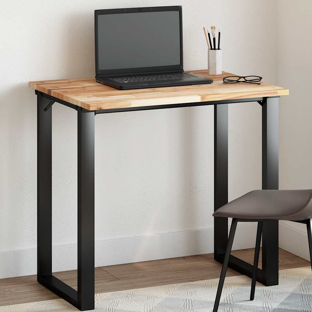 bordplade 80x60x2 cm rektangulær massivt akacietræ
