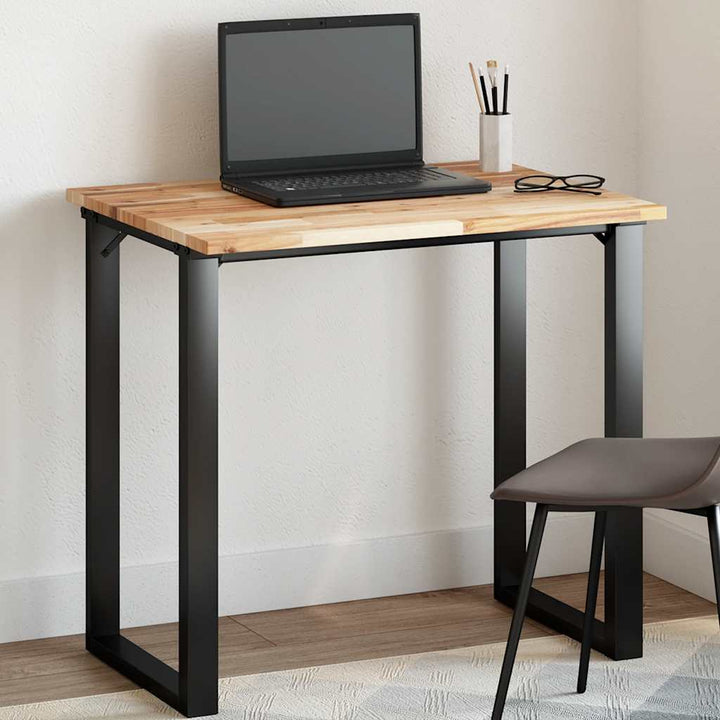 bordplade 80x60x2 cm rektangulær massivt akacietræ