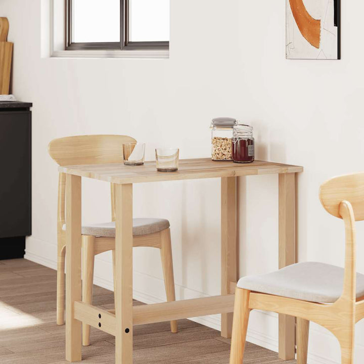 bordplade 100x60x2 cm rektangulær massivt akacietræ