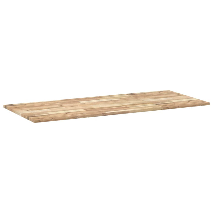 bordplade 140x60x2 cm rektangulær massivt akacietræ