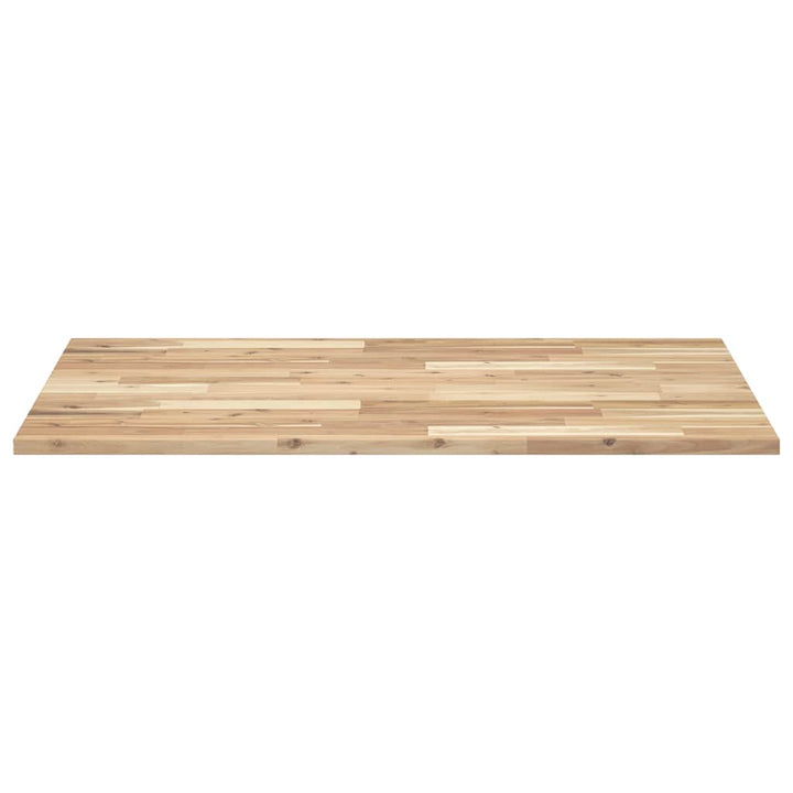 bordplade 100x70x2 cm rektangulær massivt akacietræ