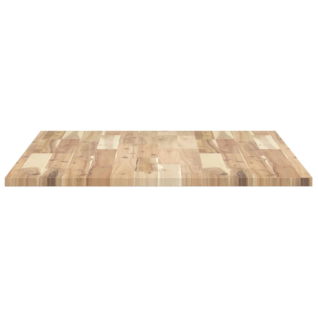 bordplade 100x70x2 cm rektangulær massivt akacietræ