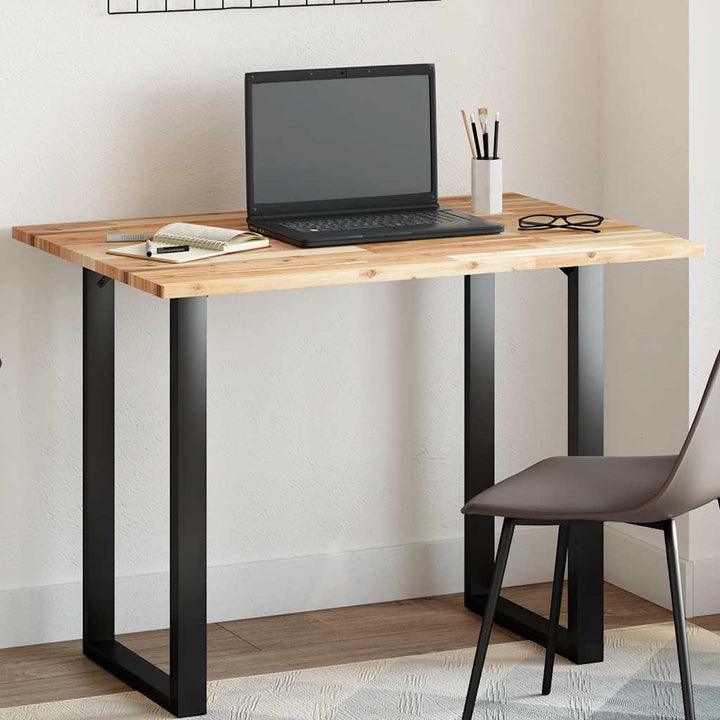 bordplade 100x70x2 cm rektangulær massivt akacietræ