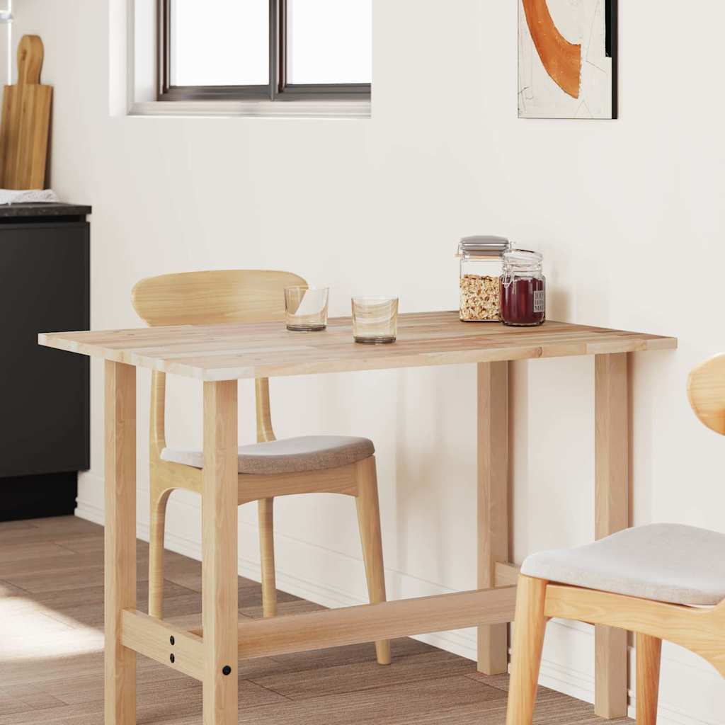 bordplade 100x80x2 cm rektangulær massivt akacietræ