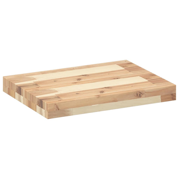 bordplade 40x30x4 cm rektangulær massivt akacietræ