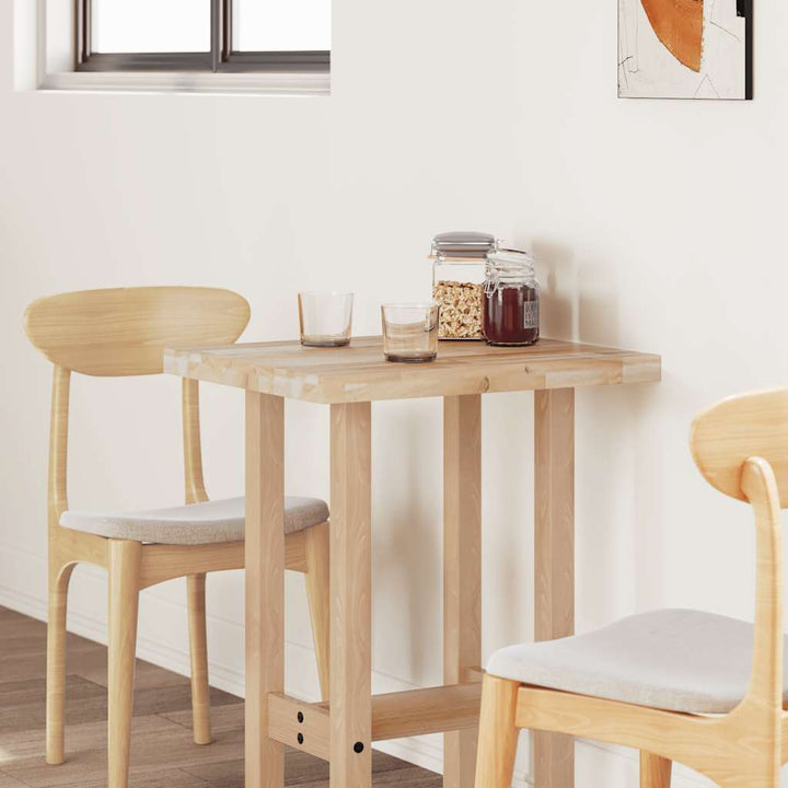 bordplade 80x50x4 cm rektangulær massivt akacietræ