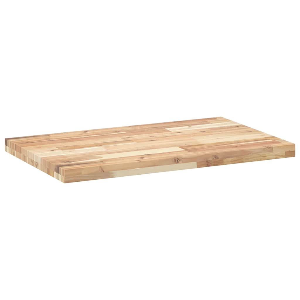 bordplade 100x50x4 cm rektangulær massivt akacietræ