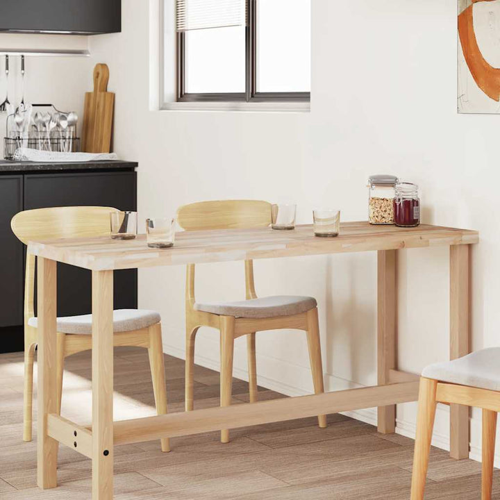 bordplade 160x50x4 cm rektangulær massivt akacietræ