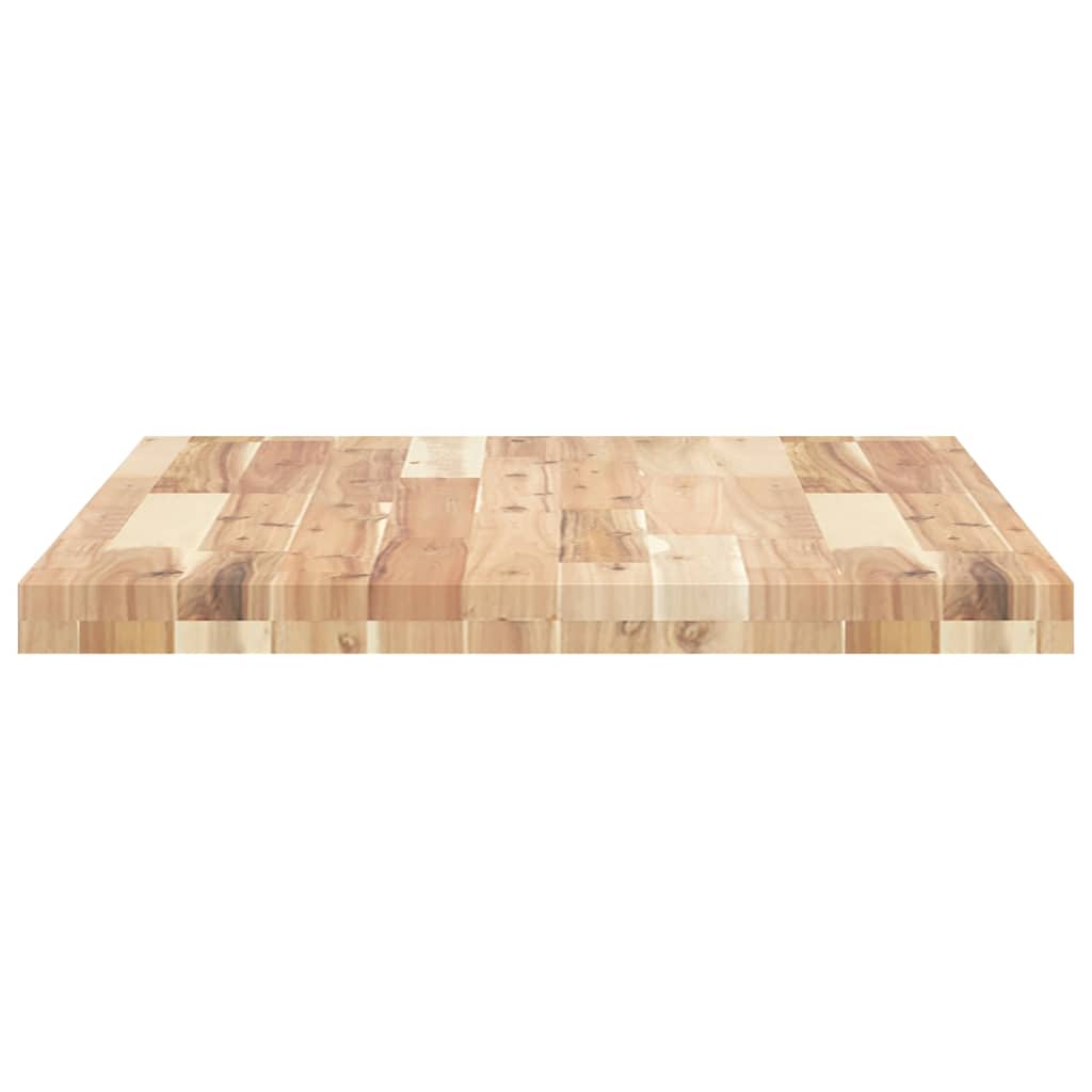 bordplade 80x60x4 cm rektangulær massivt akacietræ