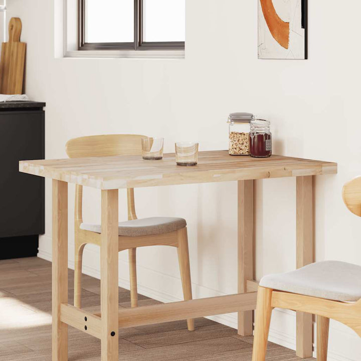 bordplade 100x70x4 cm rektangulær massivt akacietræ