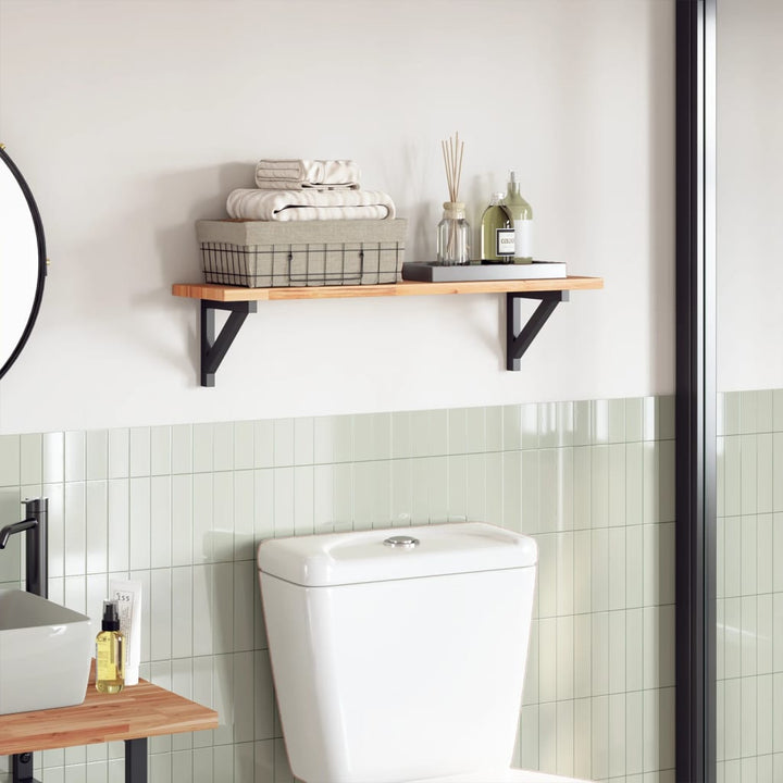 bordplade 100x20x2 cm rektangulær massivt akacietræ