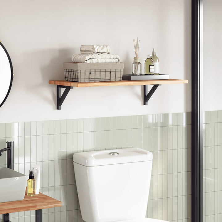 bordplade 100x40x2 cm rektangulær massivt akacietræ