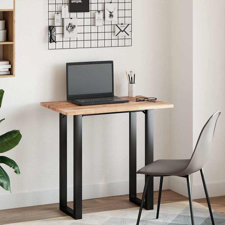bordplade 80x50x2 cm rektangulær massivt akacietræ
