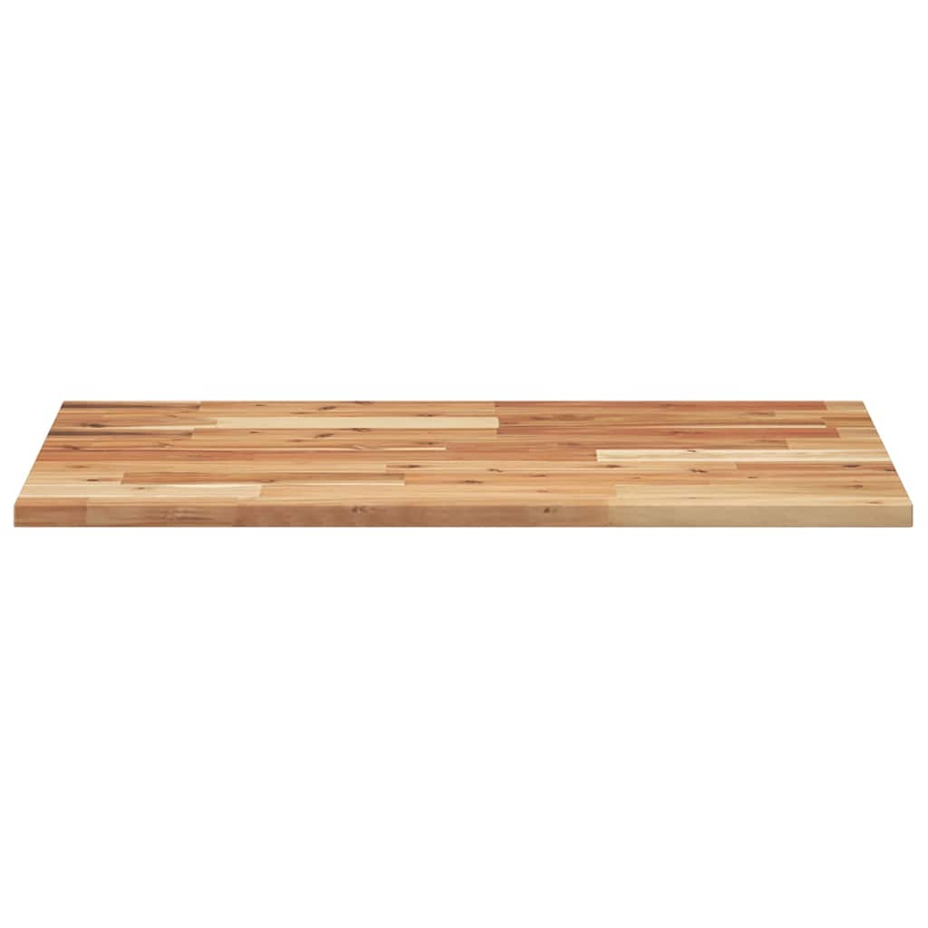 bordplade 80x50x2 cm rektangulær massivt akacietræ