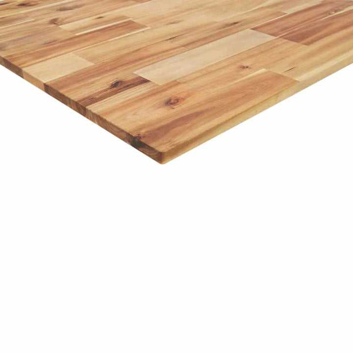 bordplade 80x50x2 cm rektangulær massivt akacietræ