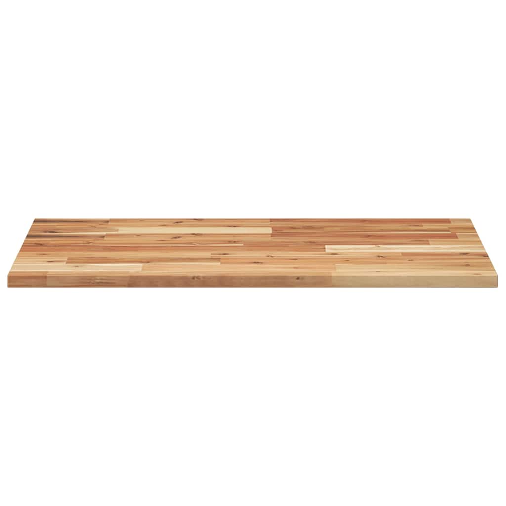 bordplade 100x50x2 cm rektangulær massivt akacietræ