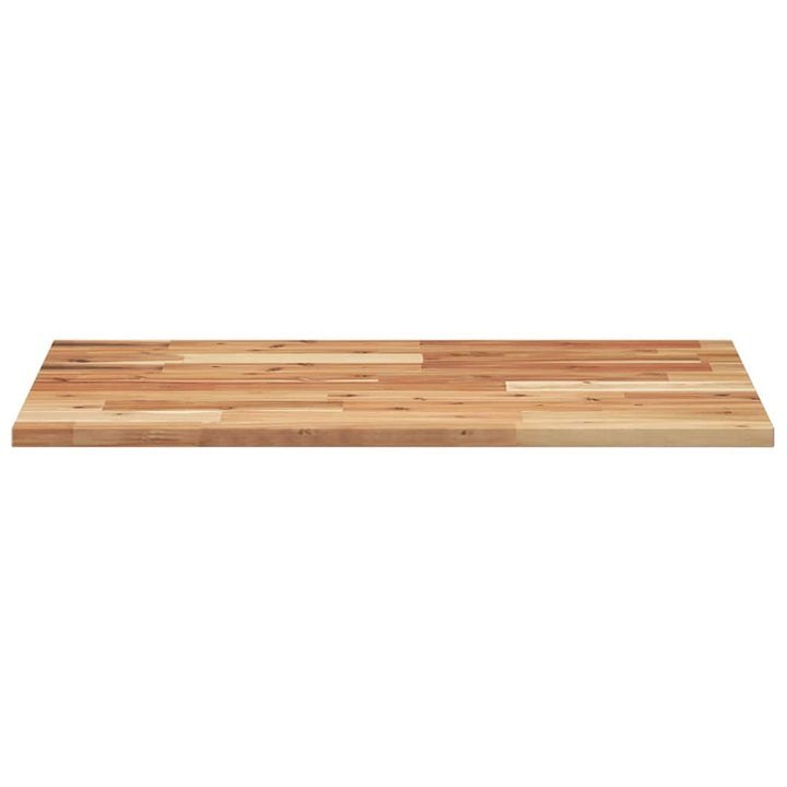bordplade 100x50x2 cm rektangulær massivt akacietræ