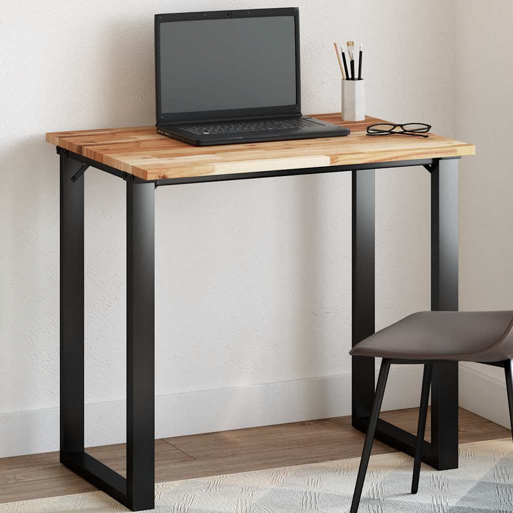 bordplade 80x60x2 cm rektangulær massivt akacietræ