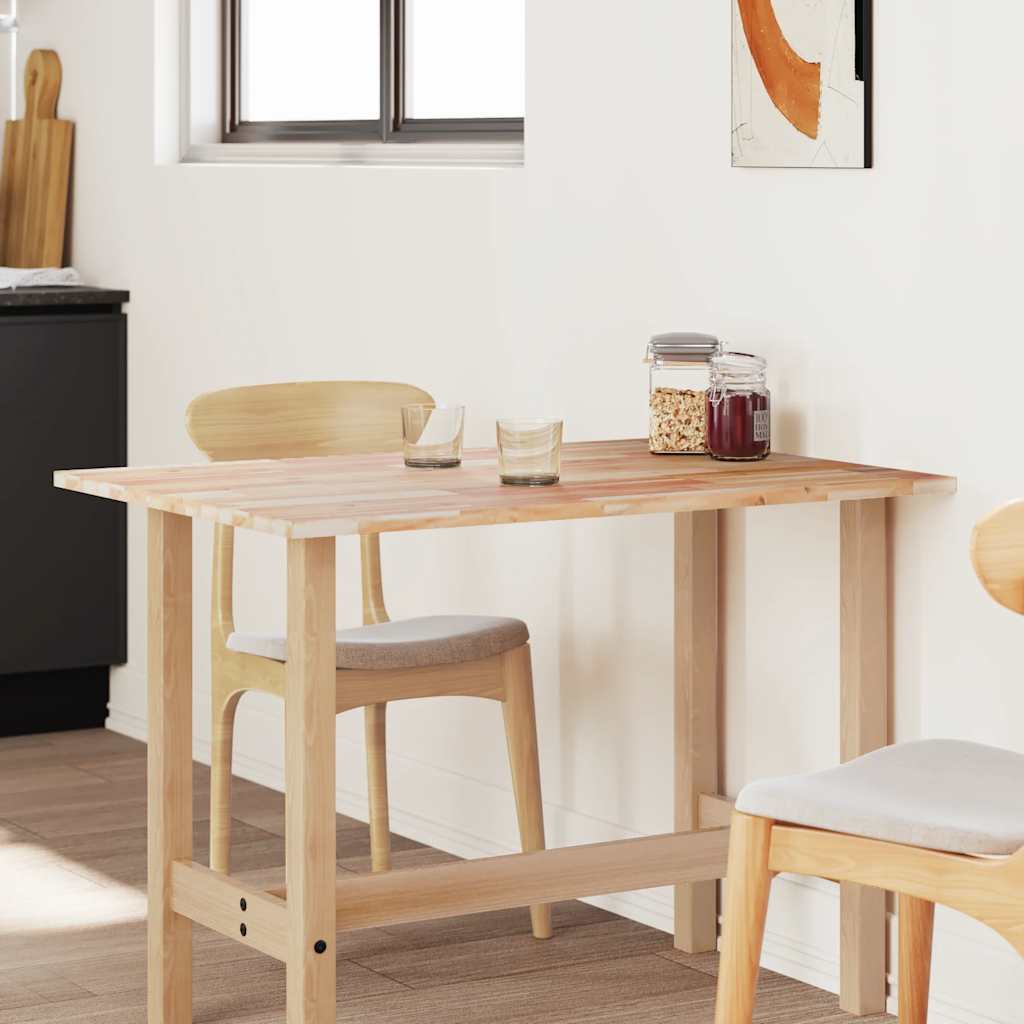 bordplade 100x70x2 cm rektangulær massivt akacietræ